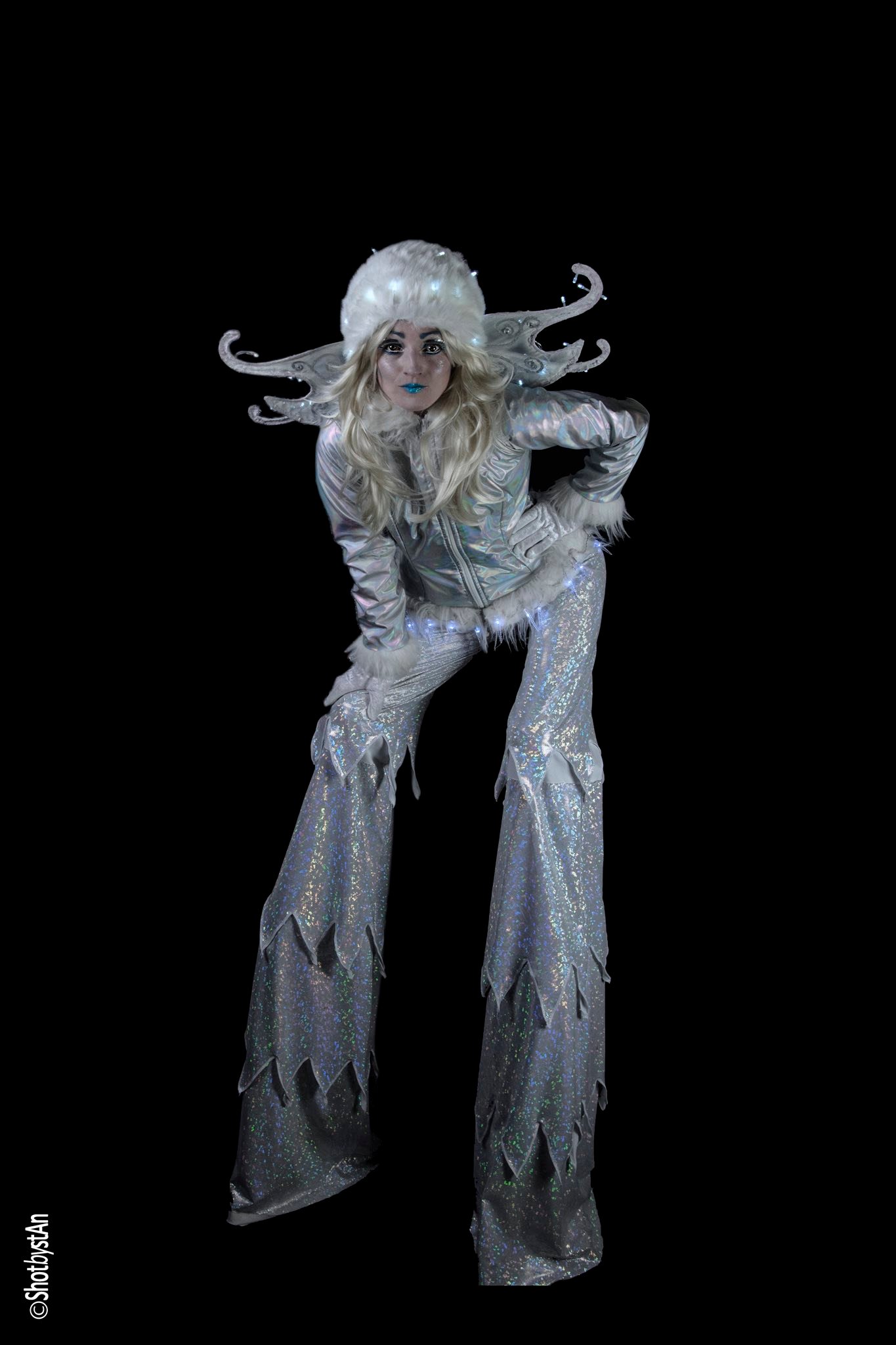 Emily Rose - ice goddess character portrait